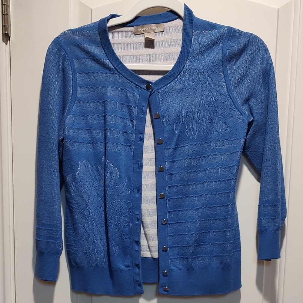 Banana Republic Blue Women's Cardigan